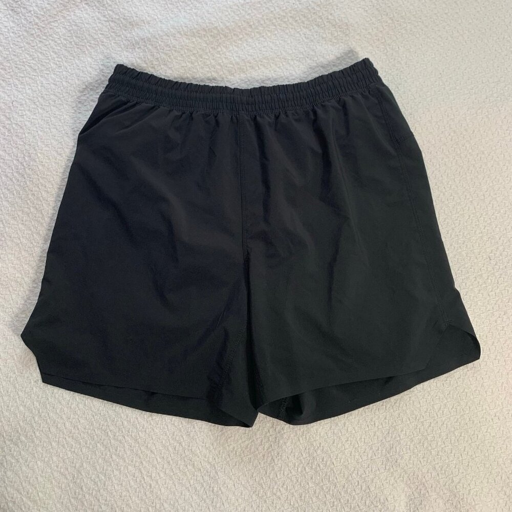 5/$25 All in Motion Running Shorts Womens Sm Black Elastic Waist Zipper Pocket